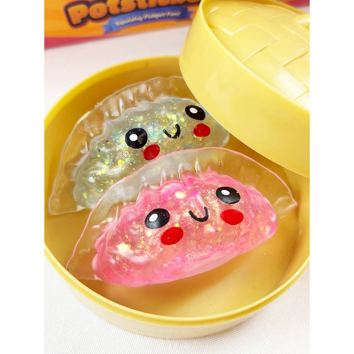 Mystery Set of 2 Sugar Glitter Potsticker Squishies
