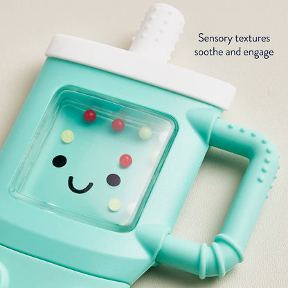 Itzy Ritzy Sweetie Shake Plus™ - Teething + Rattle Toy: Tumbler