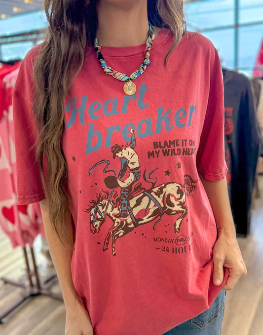 Heart Breaker Oversized Tee