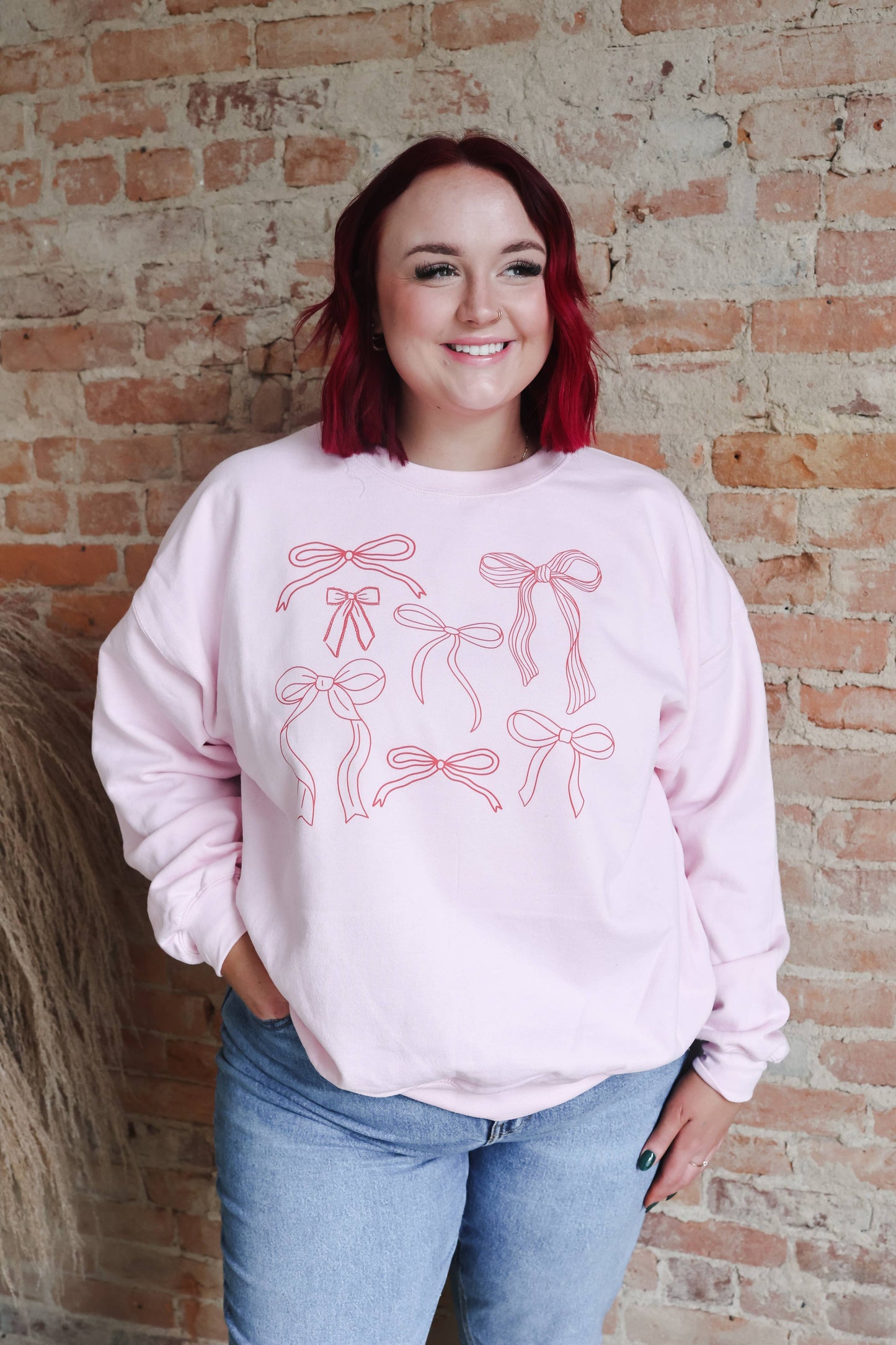 Ribbon Bow Sweatshirt
