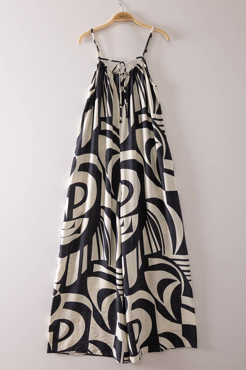 Geo Black & White Jumpsuit