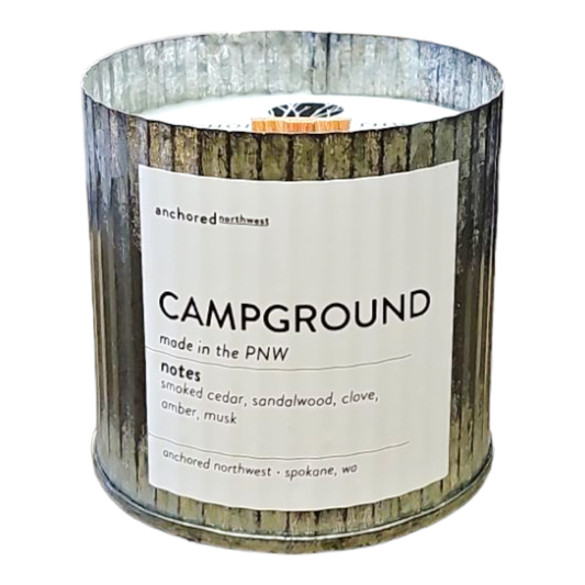 Anchored Northwest Wood Wick Candle - Campground