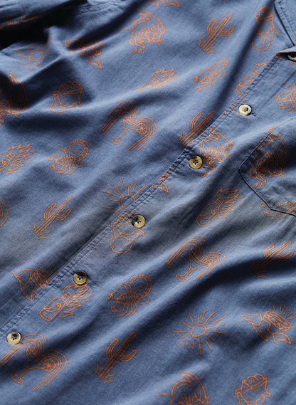 Mens Silverfall Adios Burritos Buttondown Shirt