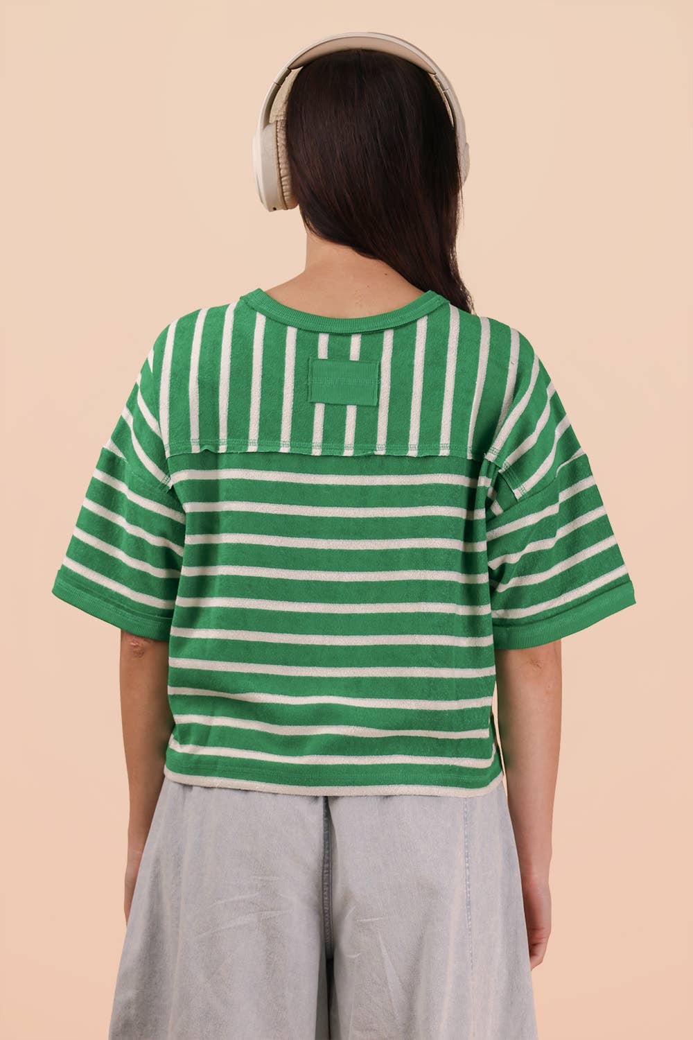 Alice Oversized Striped Boxy Tee