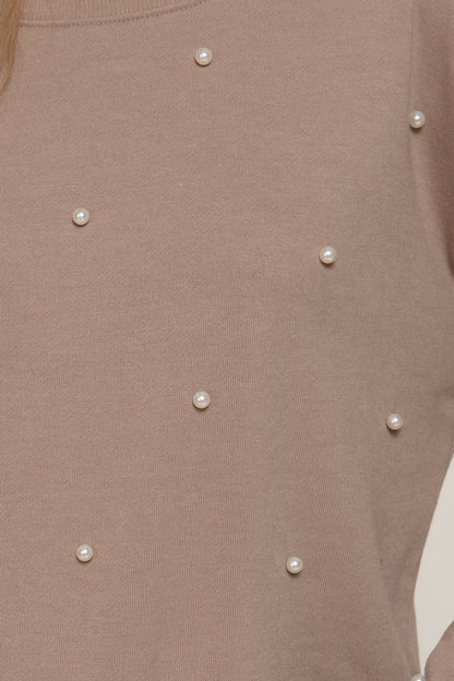 Pearl Stud Sweater