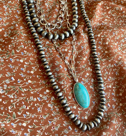 Palomino Layered Stone Necklace