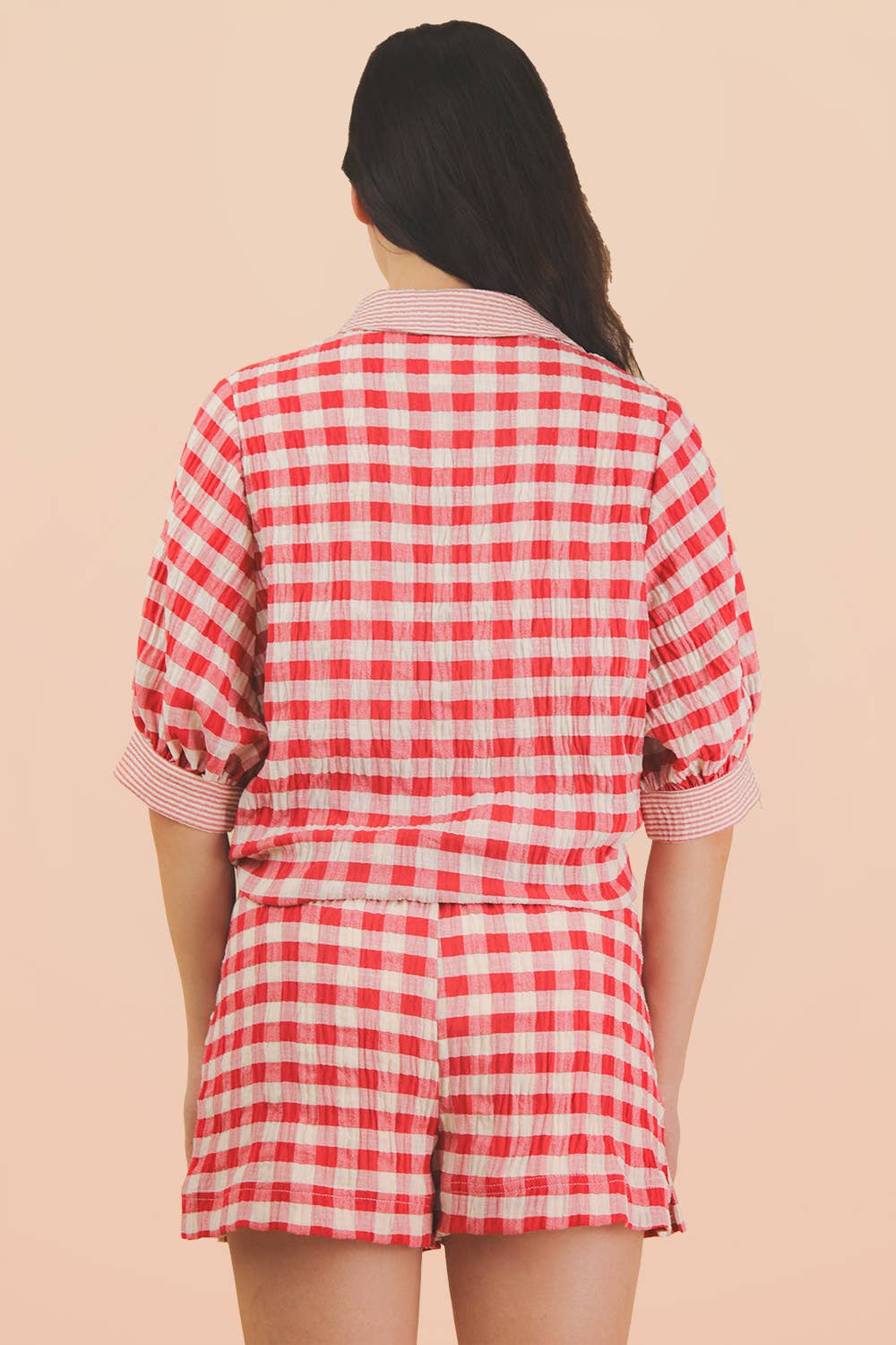 Suri Gingham Short Set