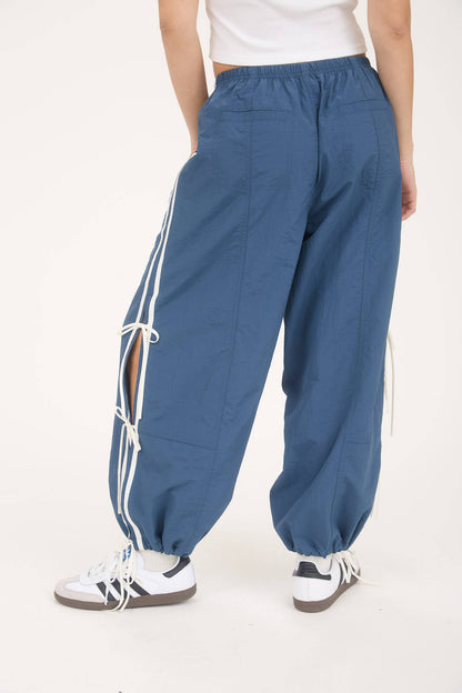 Leona Striped Tie Joggers