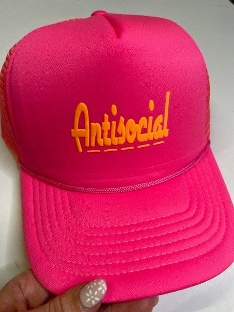 Neon Antisocial Hat