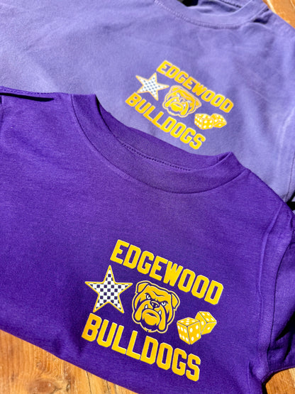 New Mascot Collage Edgewood Bulldogs Tee