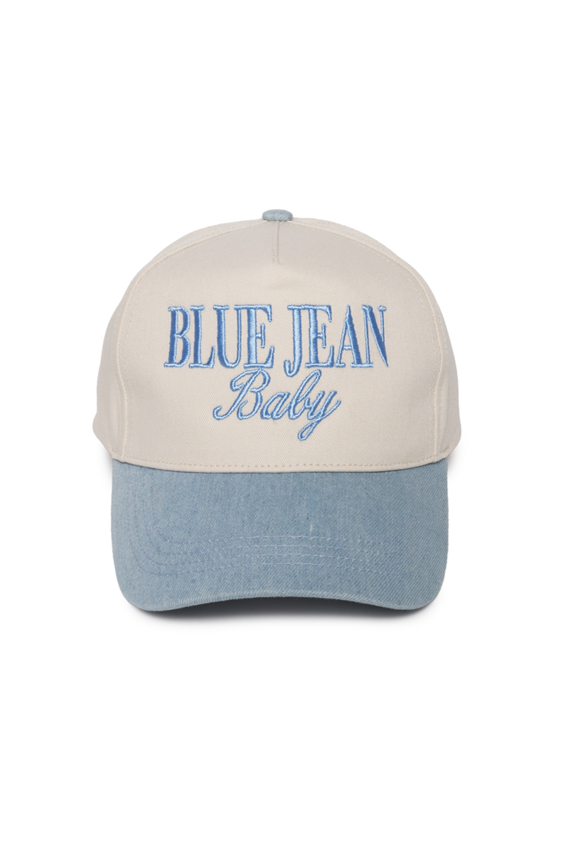 Blue Jean Babe Embroidered Hat