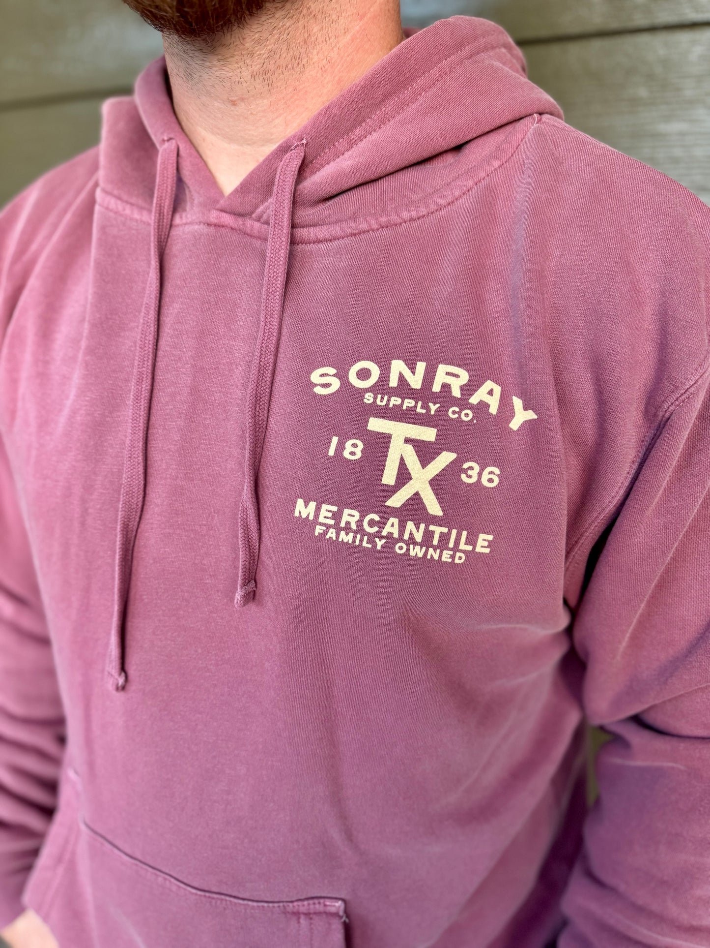 Sonray Mercantile TX Crimson Hoodie