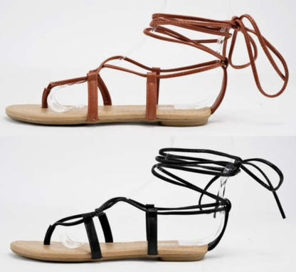 Jeanie Lace-up Sandals