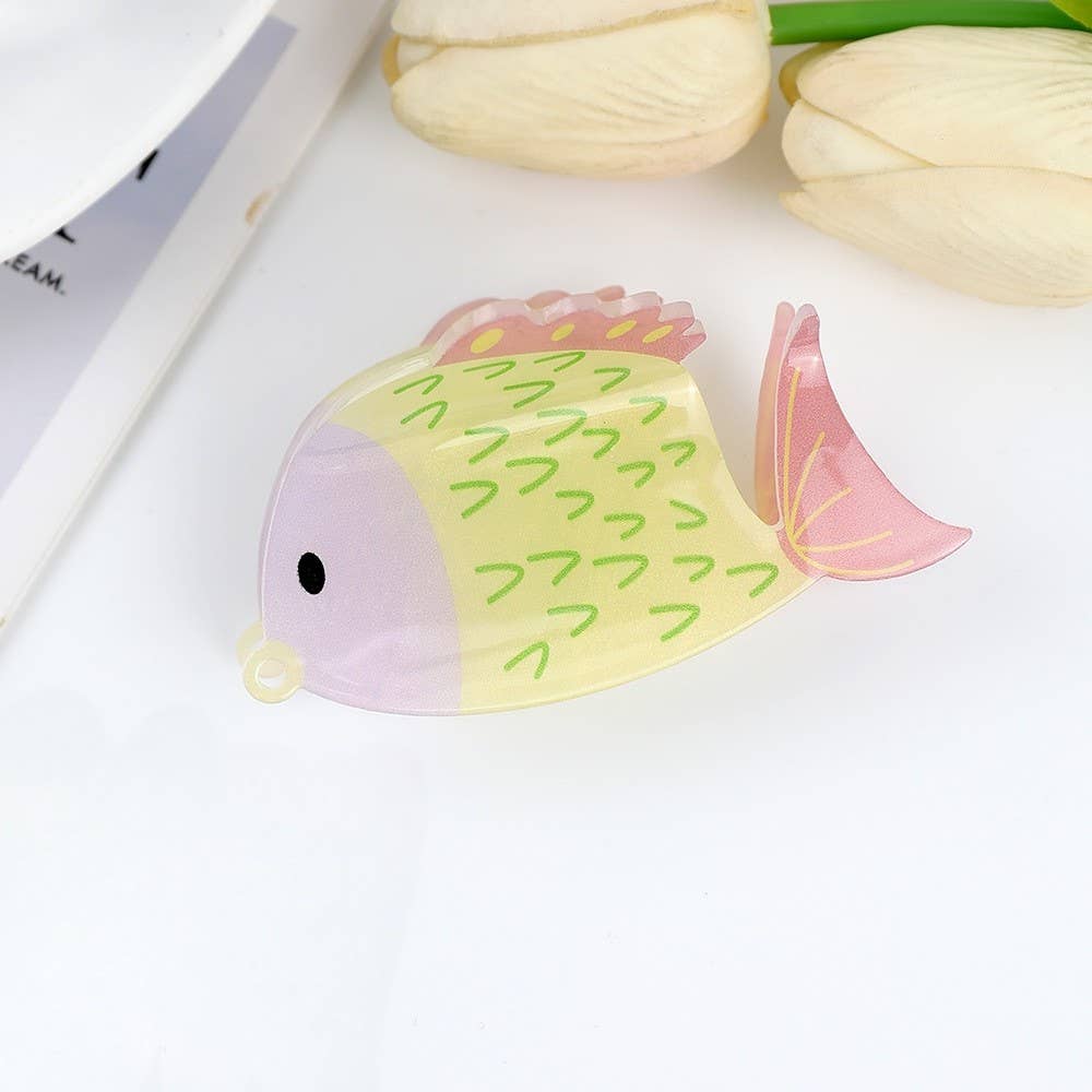 Acetate Fish Claw Clip