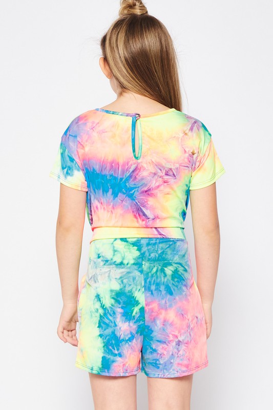 **SALE!** Girls Tie Dye Romper