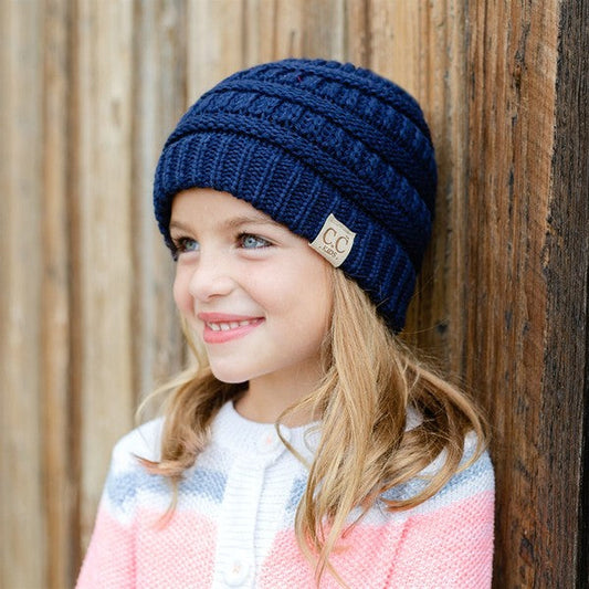 Kid C.C Ribbed Beanies