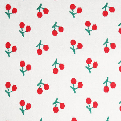 Cherry Microfiber Throw Blanket