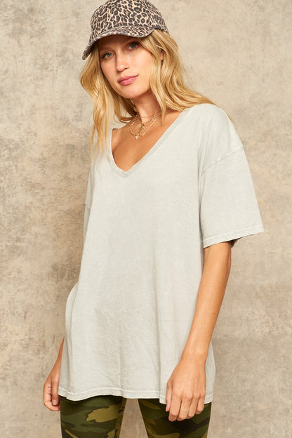 Vintage Vneck Oversized Tees