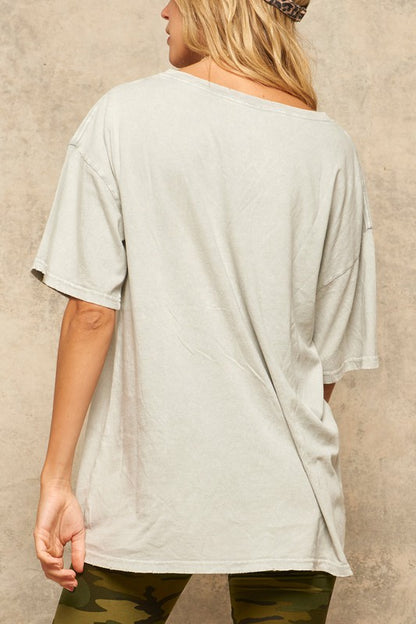 Vintage Vneck Oversized Tees