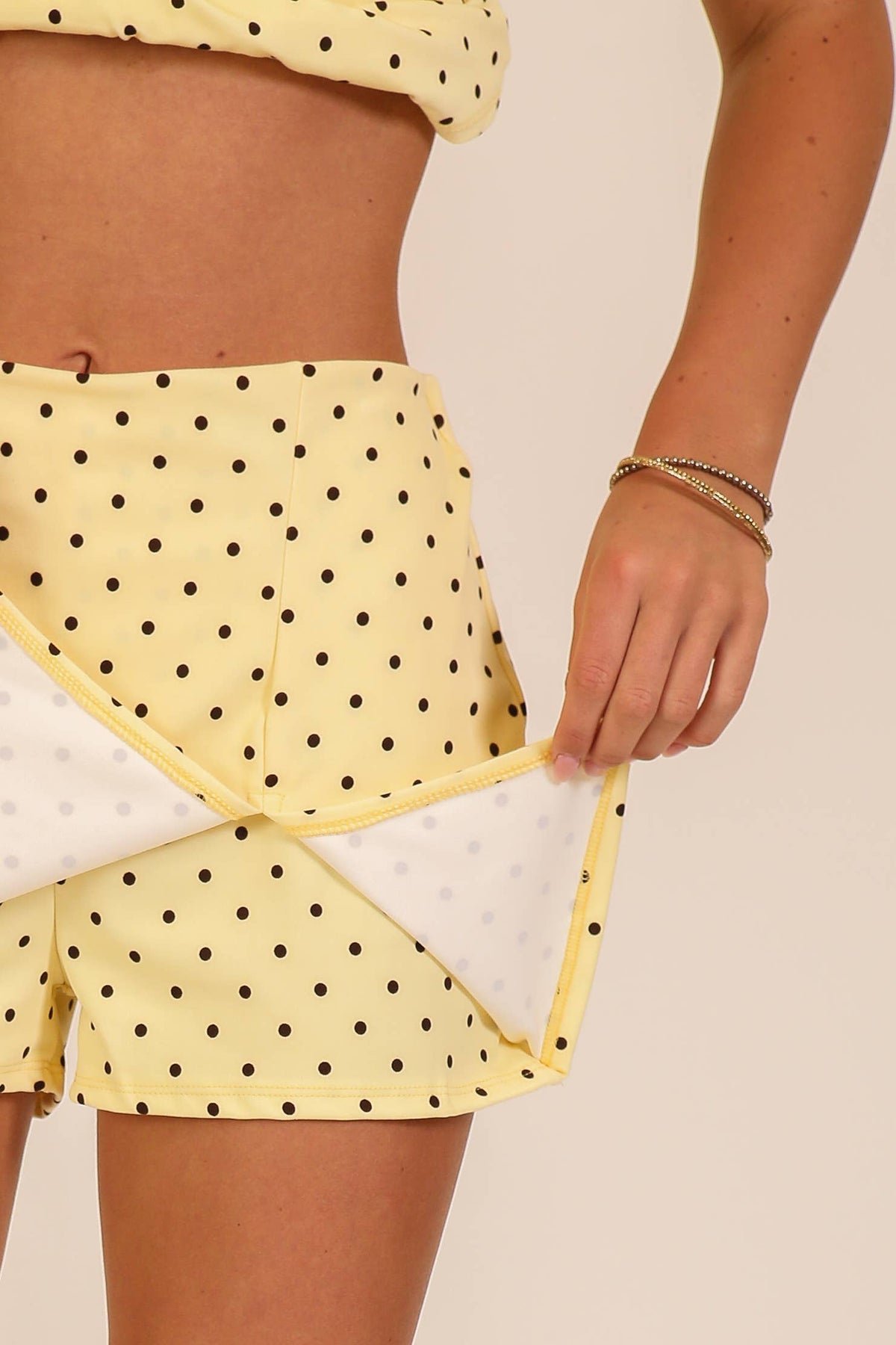 Sicilia Polka Dot Wrap Skort
