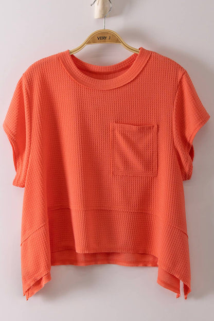 Charlee Waffle Pocket Tee
