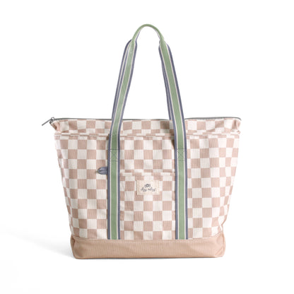 Itzy Ritzy Explorer™ Canvas Tote Bag: Check Yes!