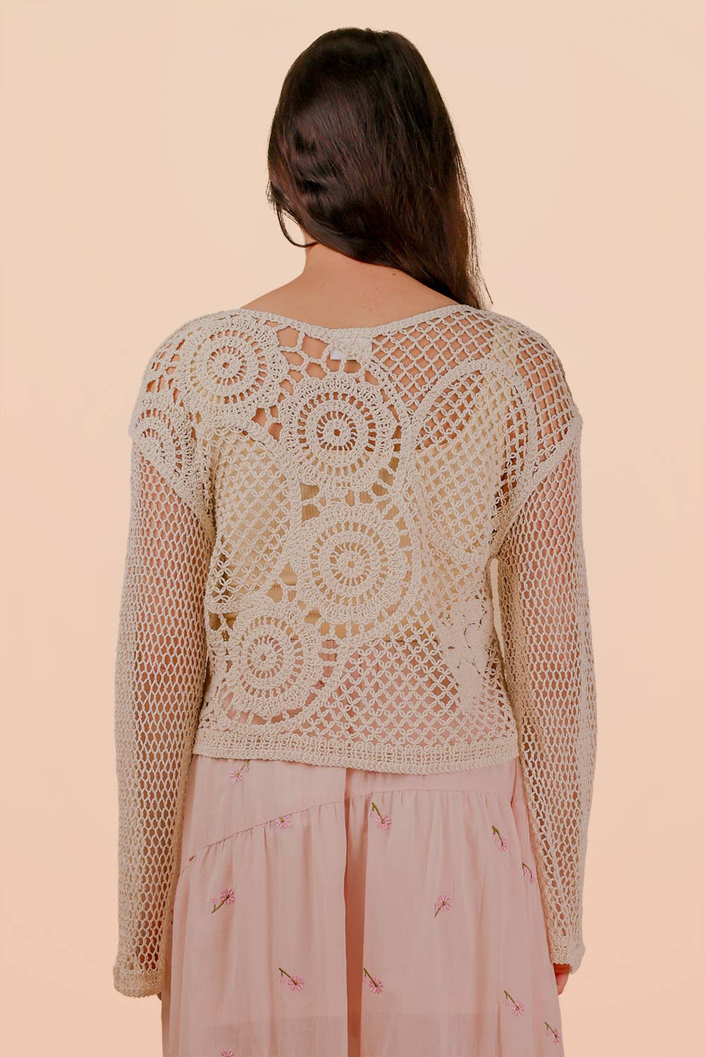 Ramona Crochet Longsleeve Top