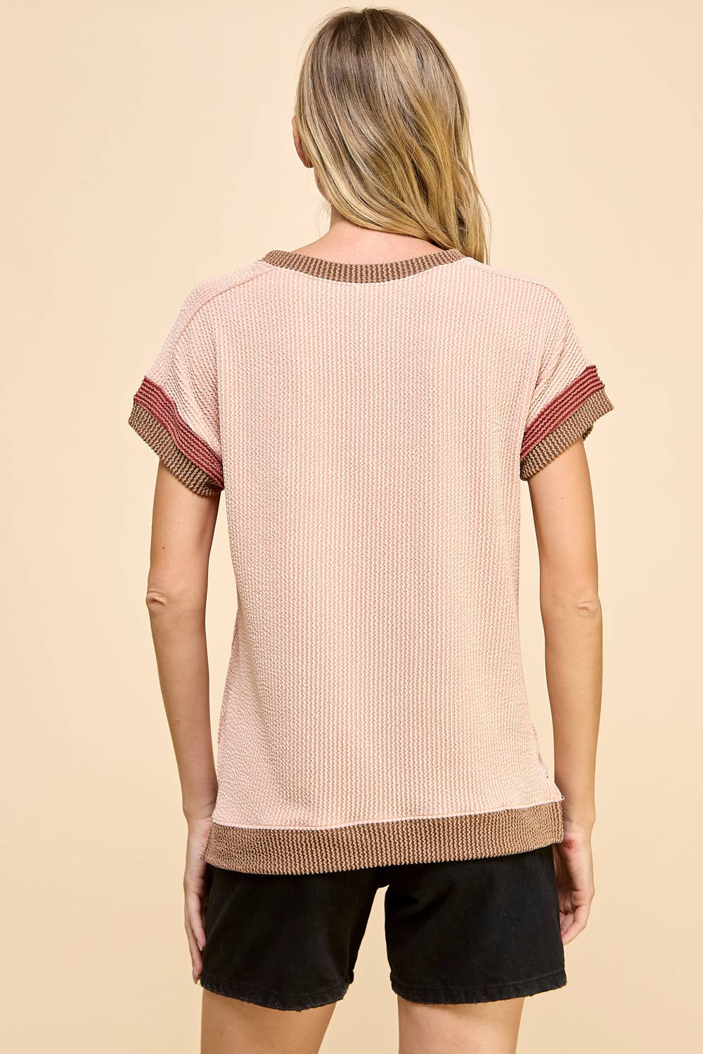 Alston Ribbed Contrast Tee