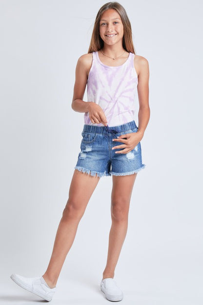 Girls YMI Denim Jogger Shorts