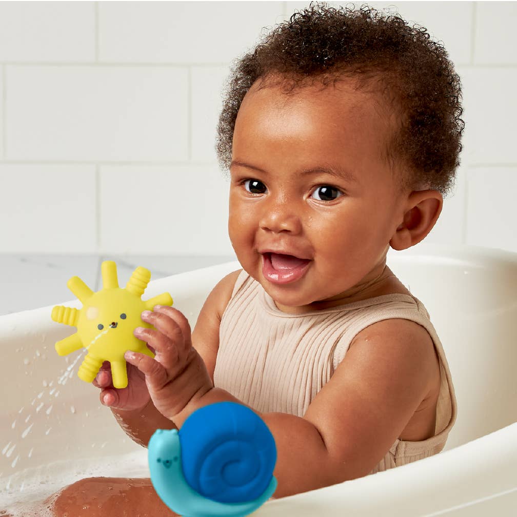 Itzy Ritzy Splash Gift Set™ Soft Bath + Water Toys