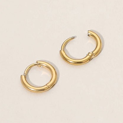 Palmer Hypoallergenic Mini Huggie Gold Hoop Earrings