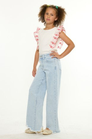 Girls Kancan Zendaya Wide Leg Jeans