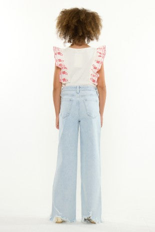 Girls Kancan Zendaya Wide Leg Jeans