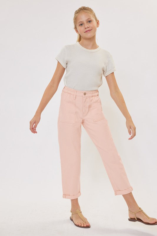 Girls Kancan Apricot Mom Jeans