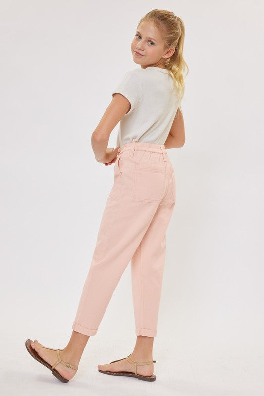 Girls Kancan Apricot Mom Jeans