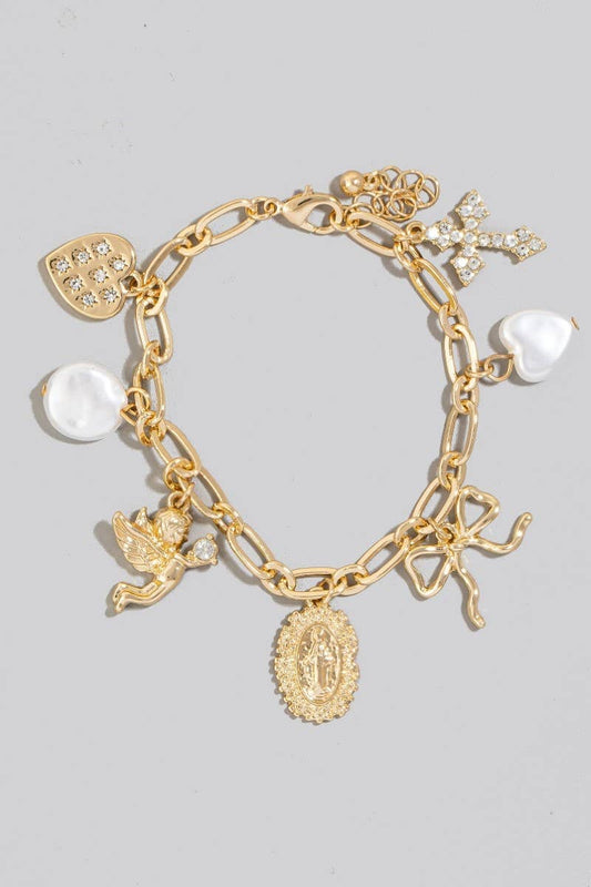 Montebello Cherub Charms Bracelet