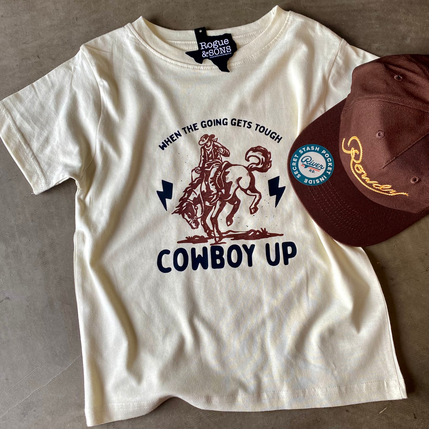 Boys Cowboy Up Tee