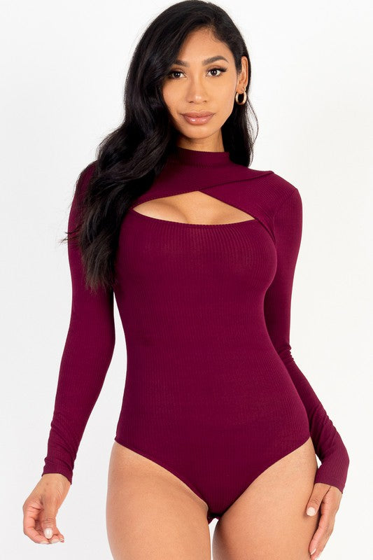 Arden Cutout Ribbed Bodysuit