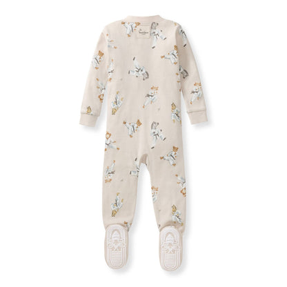 Baby Boys Burt's Bees Karate Creatures Sleeper