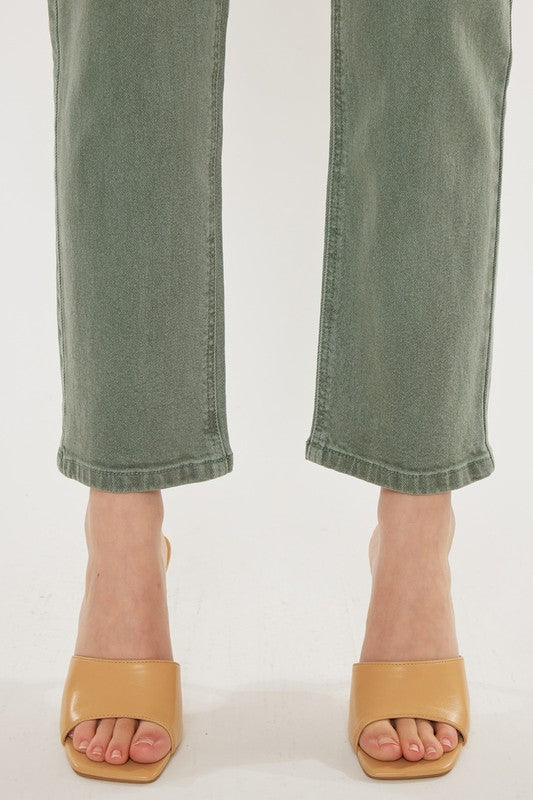 Corsica Kancan Olive Straight Jeans