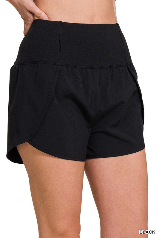 Jillian Butter Band Athletic Shorts