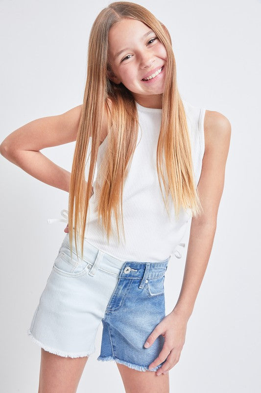 Girls YMI Hybrid Jean Shorts