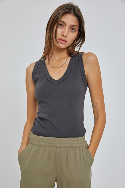 Latok Vneck Basic Tank (Size Small)