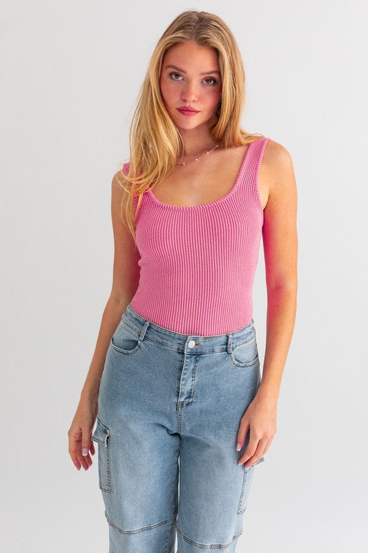 **SALE!** LaBelle Mineral Ribbed Bodysuit