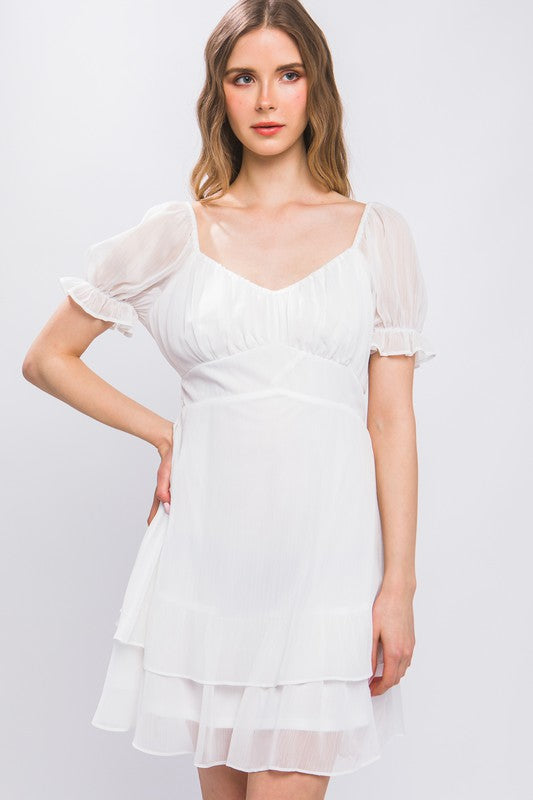 Westbury Chiffon Mini Dress