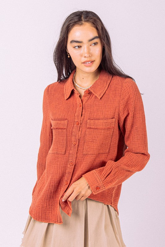 Deepstone Mineral Buttondown