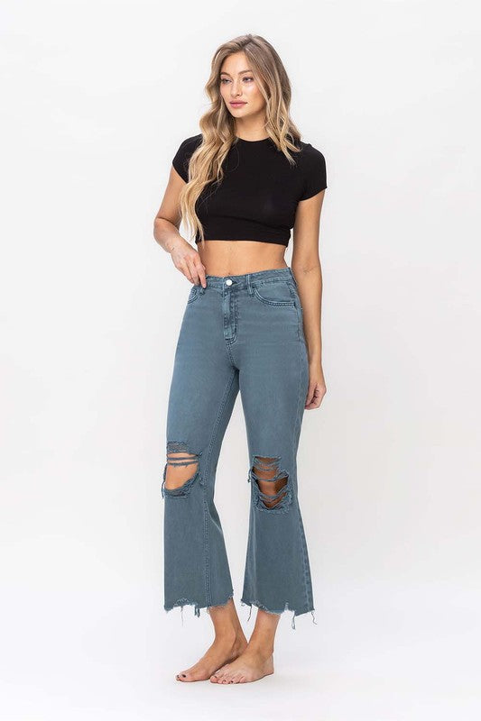 Leslie Vervet Balsam Crop Flares