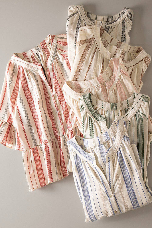 Halley Linear Peplum Blouse