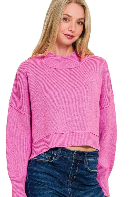 Imperial Cropped Knit Sweater