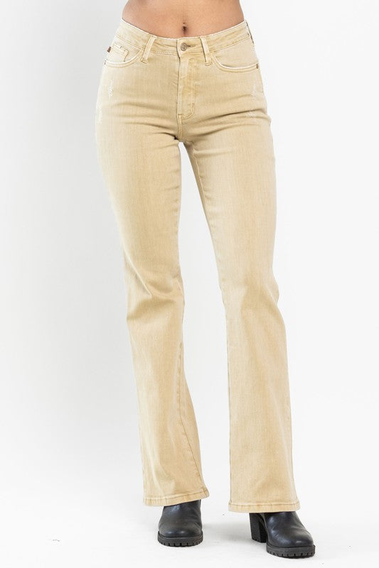 Revoltown Judy Blue Khaki Slim Boot Jeans